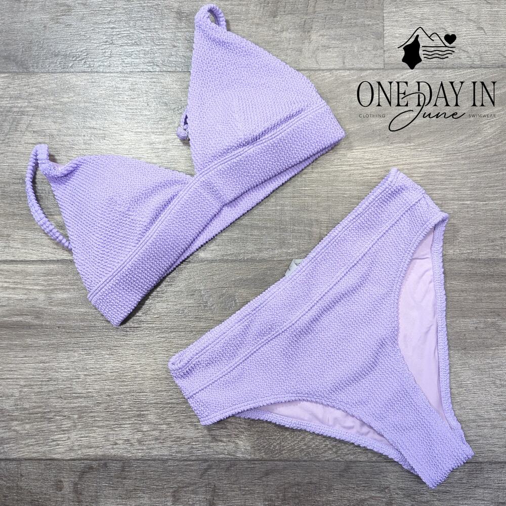 Yukari Smocked Bikini Swimsuit Size M